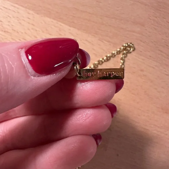 Hey Harper Heart Pendant Necklace - Picture 3 of 4